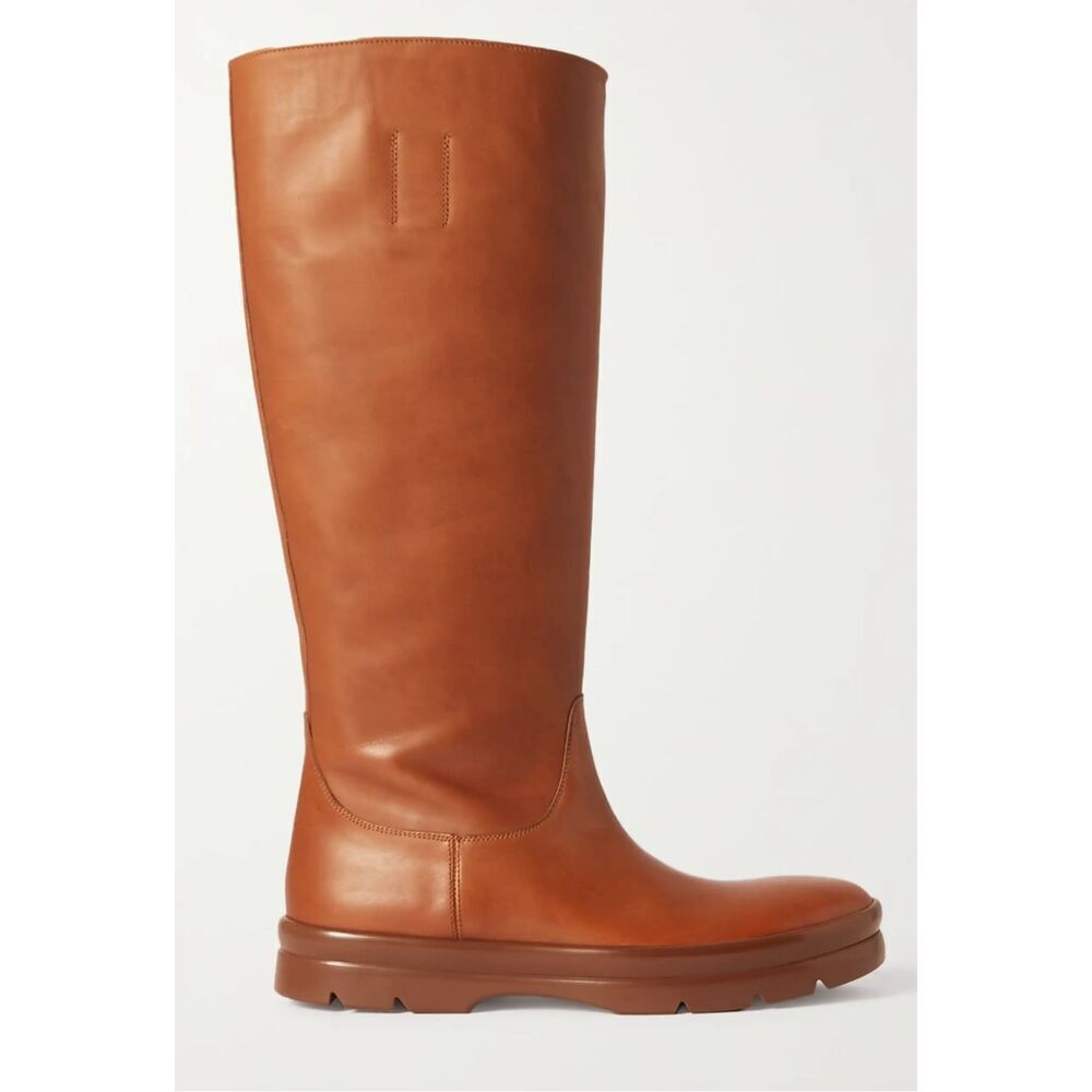 Nearly NEW THE ROW Billie leather knee boots, Eu 39.5, $2,600